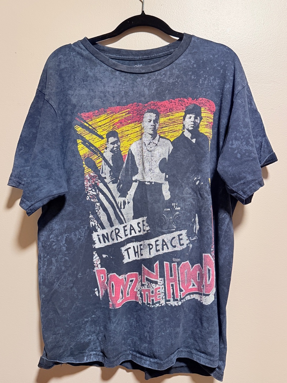 Boyz N The Hood Increase The Peace Acid Wash Tee M